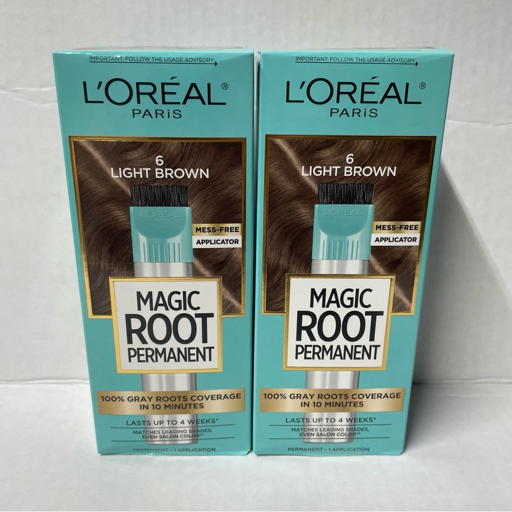 🍀$10🍀 Loreal Paris -Light brown- Magic Root permanent, bundle of 2